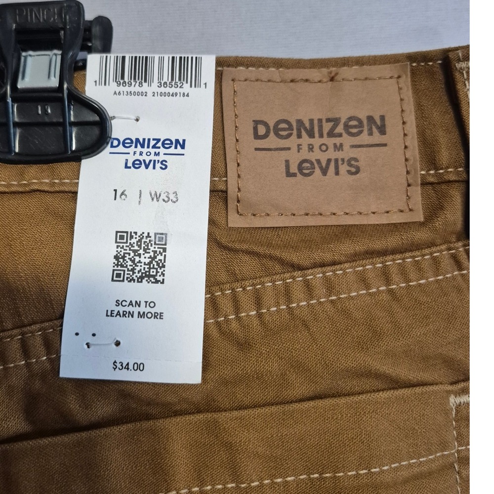Denizen Levi's Vintage 90s Utility Loose Straight Pants‎ Size 16 W33 NEW - Picture 4 of 4
